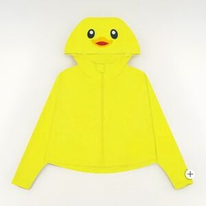 Hazel + Harper UPF Swim Coverup Unisex Kids 2T-4T Yellow Duck Nylon Full Zipper
